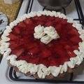 El cooksnap de Mariela Torres cuando hizo Tarta de crema pastelera y frutillas.