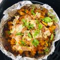 Cooksnap Nab’s Kitchen Diary semasa beliau membuat Baked Seafood Macaroni Cheese.