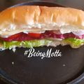 Jasmin Motta _ #BeingMotta's cooksnap of when they made Beetroot Burger.