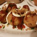 El cooksnap de Nieves Pastor cuando hizo Takoyaki 🇯🇵 de pulpo 🐙 fáciles en sartén sin molde con salsa Tonkatsu Bulldog.