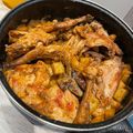 El cooksnap de Lucia Aparicio Gómez cuando hizo Conejo al ajillo.
