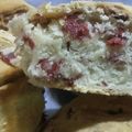 El cooksnap de Maru cuando hizo Pancitos saborizados rellenos.