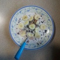 El cooksnap de Nazaret Arellano Pérez cuando hizo Desayuno energético: porridge de avena con leche y plátano.