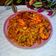 Cooksnap shazrina semasa beliau membuat Char Kuew Tiow api besar.