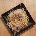 El cooksnap de Nia 🌛 cuando hizo Pasta cremosa con champiñones.