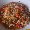 El cooksnap de marja Nika cuando hizo Arroz integral caldoso con verduras multicolor.
