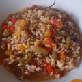 El cooksnap de marja Nika cuando hizo Arroz integral caldoso con verduras multicolor.