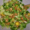 El cooksnap de davicoco cuando hizo Ensalada de quinoa con pollo, mango y canónigos.