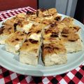 El cooksnap de Camila cuando hizo Sopa paraguaya.