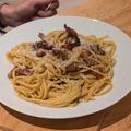 Matthew J Williams's cooksnap of when they made Courgette & Pancetta Penne Carbonara.