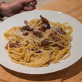 Matthew J Williams's cooksnap of when they made Courgette & Pancetta Penne Carbonara.