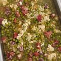 El cooksnap de Leonor Bellette cuando hizo Guisantes con jamón y huevo. (Thermomix).