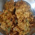 Saira Abdullah's cooksnap of when they made Pakorhay.