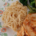 El cooksnap de Esther Soto cuando hizo Pasta Alfredo.