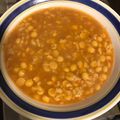 El cooksnap de Isidora cuando hizo Garbanzos guisados con arroz.