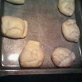 Colter's cooksnap of when they made Bacon Chicken Puffs.