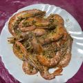 El cooksnap de Antonio Vila Rubio cuando hizo Gambones al horno.