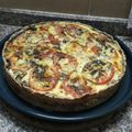 El cooksnap de Grisel Perdomo cuando hizo Tarta de berenjenas y tomate 🍅.