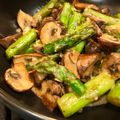 x's cooksnap of when they made Asparagus and Mushrooms with Lemon Butter Sauce.