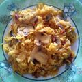 El cooksnap de Elena Puertas cuando hizo Arroz con Champiñones y Jamón.