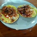 El cooksnap de TWOKO cuando hizo Mini pizzas rápidas de pollo, con tapas de empanadas.