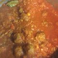 El cooksnap de Paola Giana cuando hizo Albóndigas de carne picada.