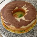 El cooksnap de Ro Benavente cuando hizo Bizcochuelo Marmolado con Banana 🍌🍫.