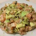 El cooksnap de Gabriel Ocio cuando hizo Tartar de salmón.