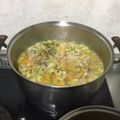 El cooksnap de Claudia Rojas cuando hizo Sopa de flor de calabaza.