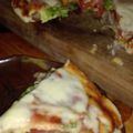 El cooksnap de Karina Ramirez cuando hizo Pizza lomo.
