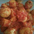 Cooksnap dari Riskaadamrah untuk resep Balado Telur Puyuh dan Kentang