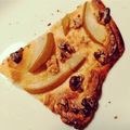 Christina Hoos's cooksnap of when they made Süßer Flammkuchen mit Apfel.