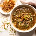 Vaishali Shah's cooksnap of when they made Veg Manchow Soup.