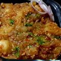 Naila Asif's cooksnap of when they made Began Aloo.