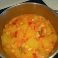 El cooksnap de Fernando y Nuria cuando hizo Migas de bacalao con patatas.