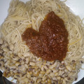 Jiddarh Kitchen's cooksnap of when they made Spaghetti with beans and stew.