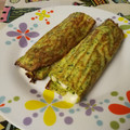 El cooksnap de Anuki cuando hizo Roll de calabacín y tronquitos de boniato.