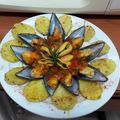 El cooksnap de Ali :) cuando hizo Mejillones en salsa de tomate picante.