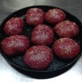 El cooksnap de Romina Sosa cuando hizo Pan de remolacha para hamburguesa 🍔.