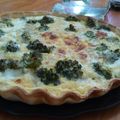 El cooksnap de Karen Herrera cuando hizo Tarta de brócoli y distintos quesos delicia.