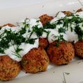 Cooksnap-ul lui Laura Maria atunci când a preparat Falafel (la cuptor) cu sos de iaurt.