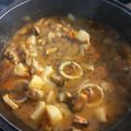 El cooksnap de Victor Sepulveda cuando hizo Caldillo de mariscos.