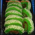 Cooksnap dari amelati (Rafif Kitchen) untuk resep 17. Mochi Pandan Gulung