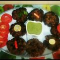 Saba Butt's cooksnap of when they made Peshwari chapli kabab.