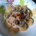 Cooksnap dari Indriasari Malida untuk resep Egg tofu + enoki saus tiram