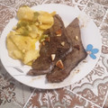 El cooksnap de Tomy Agudo cuando hizo Hígado de cerdo a la plancha con picadillo.