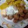 El cooksnap de Diana Reina cuando hizo Butifarras con salsa de vino tinto, patatas al horno y huevos.