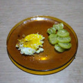 El cooksnap de Lady Marmalade cuando hizo Huevo con kiwi.
