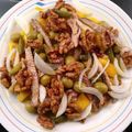 El cooksnap de Rafa cuando hizo Mango con ventresca de atún.