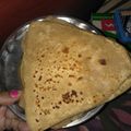 sangya का कुकस्नैप जब उन्होंने त्रिकोण सादा पराठा (trikone sada paratha recipe in Hindi) बनाया था।